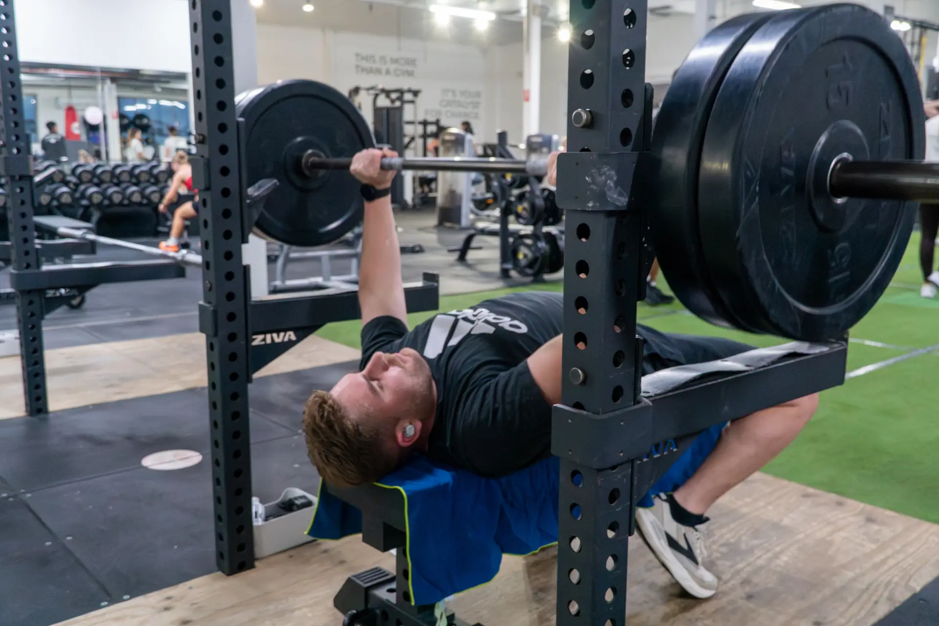 Member strength training for long-term health at Catalyst Training Co Randwick