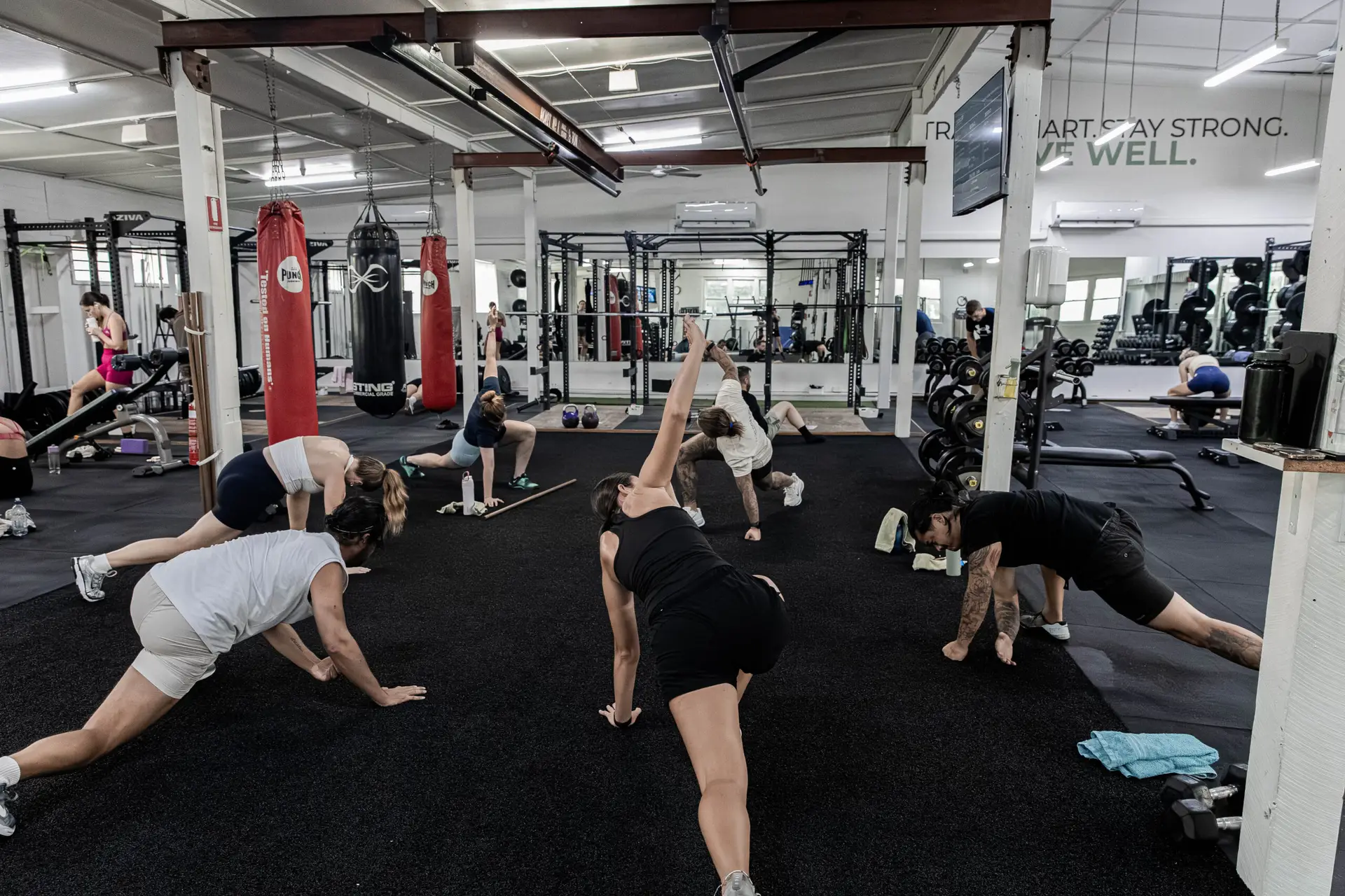 Mat Pilates class at Catalyst