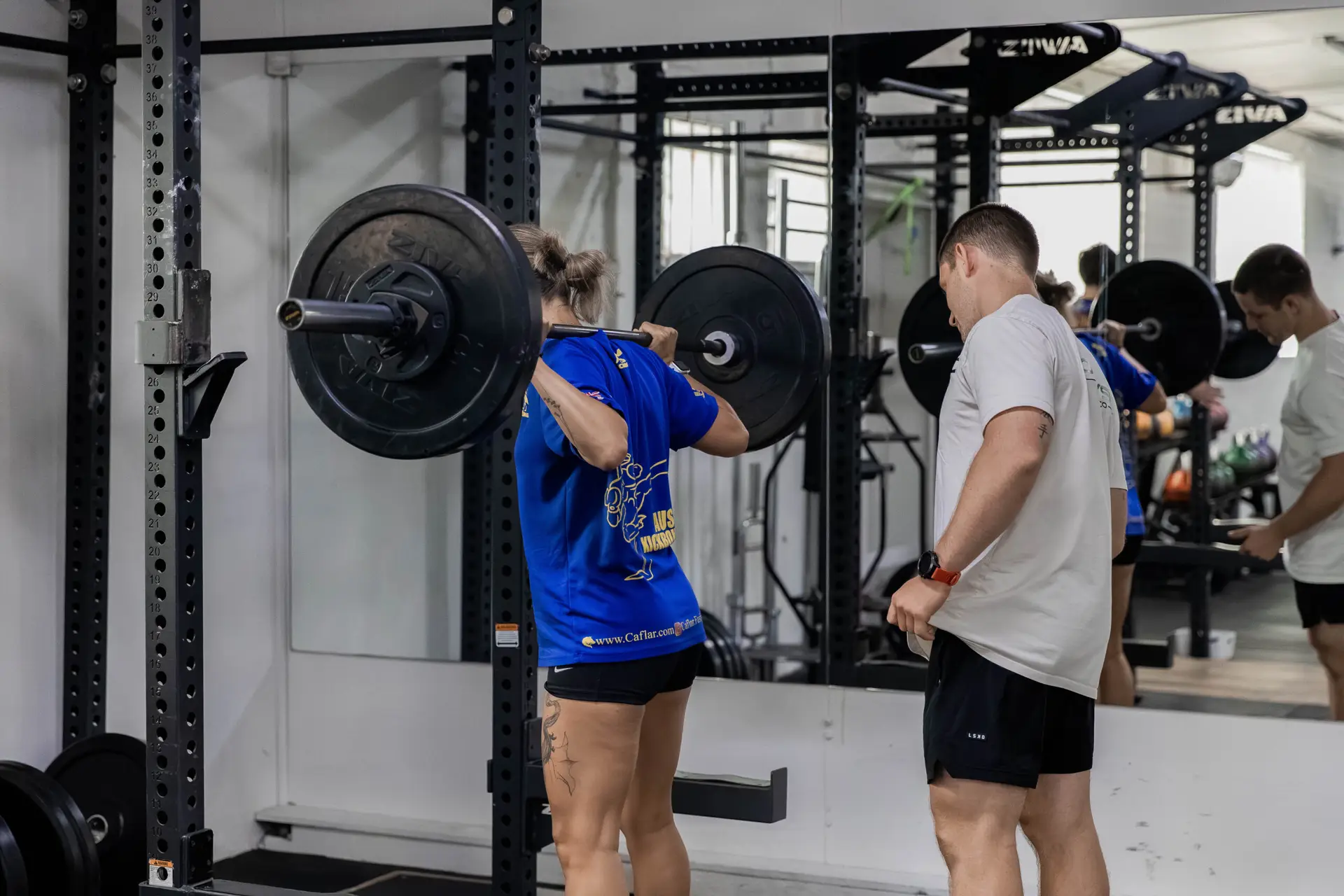 Coached small group strength session at Catalyst Training Co