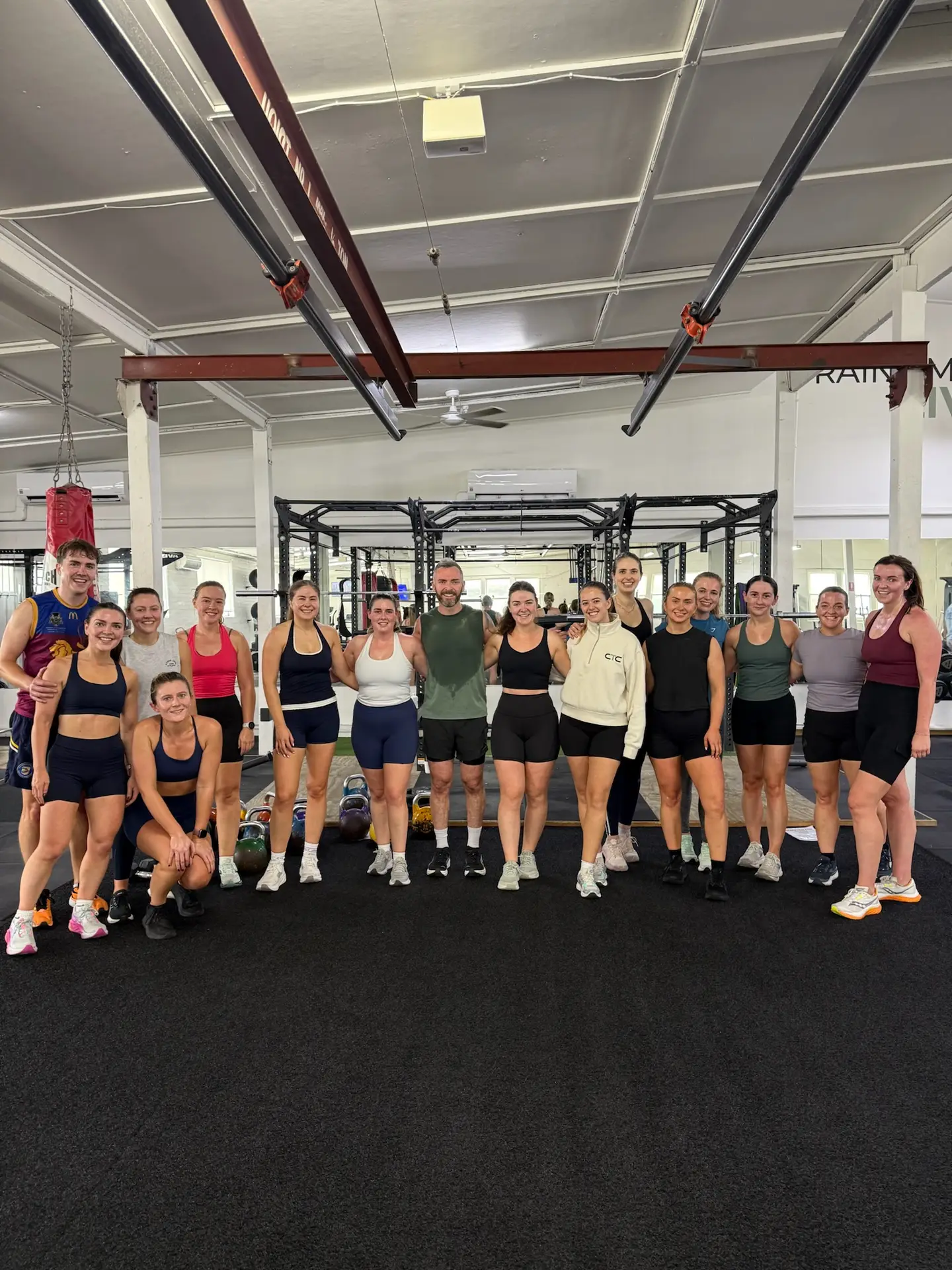 Catalyst Training Co members and coaches together on the gym floor in Randwick