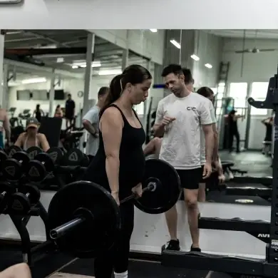 Ariella training during pregnancy at Catalyst Training Co Randwick